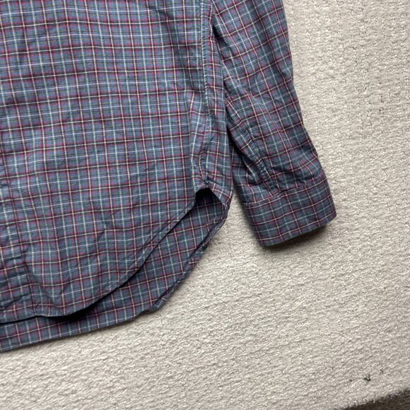 Polo Ralph Lauren Oxford Shirt Mens S Multicolor Plaid Long Sleeve Button Up - Picture 4 of 11